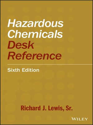 cover image of Hazardous Chemicals Desk Reference